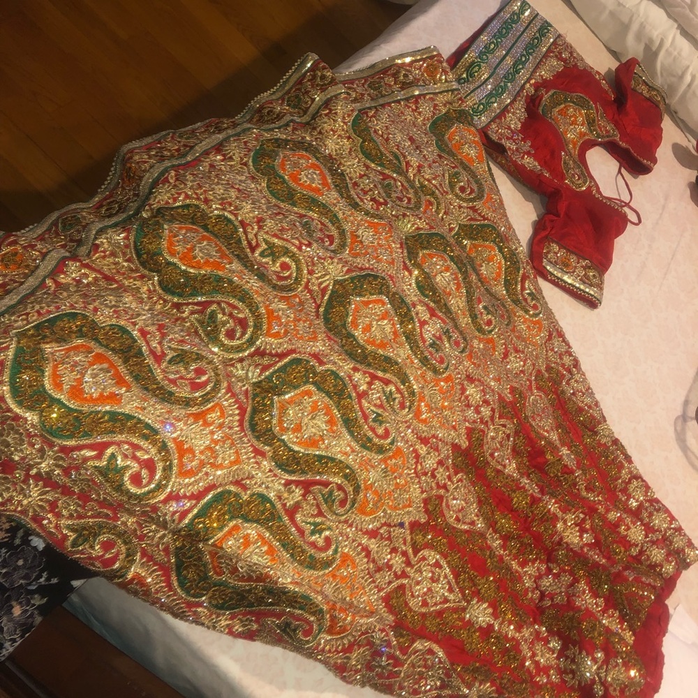 Embroidered Indian Outfit